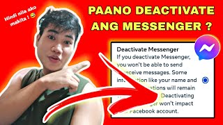 PAANO DEACTIVATE ANG MESSENGER 2023  HOW TO DEACTIVATE MESSENGER ACCOUNT [upl. by Granniah]