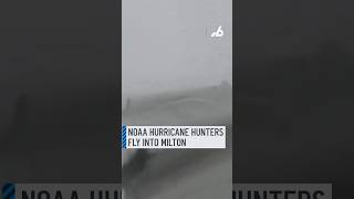 NOAA Hurricane Hunters fly into Hurricane Milton [upl. by Letnwahs]