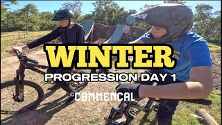 Winter Progression Day 1  360 Combos and Toms New Commencal Absolut [upl. by Adnawt]