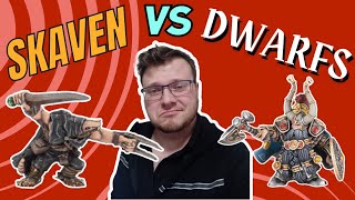 Skaven are strong Skaven Vs Dwarfs  Exhibition Battle Report 3 [upl. by Lister]