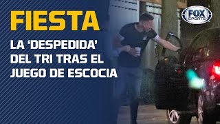 La fiesta que armaron jugadores del Tri tras el juego de Escocia [upl. by Acinomaj]