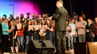 HALLELUJAH CHORUS WEST BABYLON HIGH SCHOOL WINTER CONCERT II DEC 19 2013 [upl. by Aihseuqram]