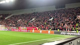 Tribuna Sever SK Slavia Praha vs Servette Ženeva [upl. by Brabazon]