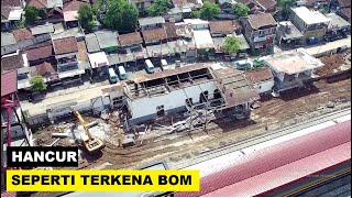 🔴VIDEO DRONE‼️ Kondisi Terkini Stasiun Cicalengka Lama Sudah Hancur [upl. by Lasorella]