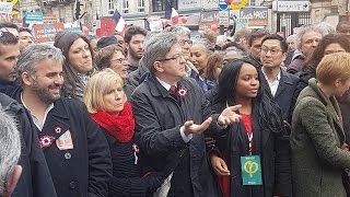 Manifestation des Insoumis  Paris  18 Mars 2017 [upl. by Gehman]