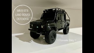 Unboxing MN 111 RTR Land Rover Defender Double Cab Black [upl. by Hagi]