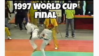 World Cup Final Korea vs Taipei 1997 Taekwondo [upl. by Alwin177]