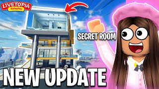 NEW 🏨 KATARA HOTEL UPDATE in LIVETOPIA Roleplay ROBLOX Update 141 [upl. by Harday]