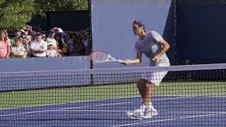 Roger Federer Volley  2013 Cincinnati Open [upl. by Dasteel417]