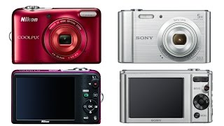 Nikon L32 vs Sony W800 [upl. by Anelegna]