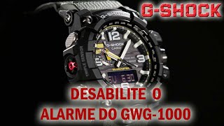 Como desabilitar o alarme do GSHOCK GWG1000 [upl. by Ollayos]