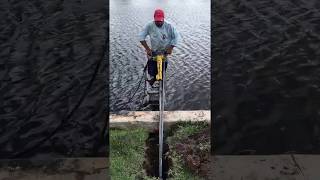 The Seawall Doctors install tie backs where a seawall collapsed [upl. by Rma]