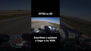 MT03 vs R3 motos automobile mt03 mt15 mt09 bike mt3 backstreetboys smartphone moto [upl. by Corneille]