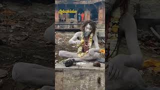 Manikarnika 💥ghat pr Aghori baba shambhu mahakaleshwar manikarnikaghat shamsan banarasiakashi🙏 [upl. by Lawrence]