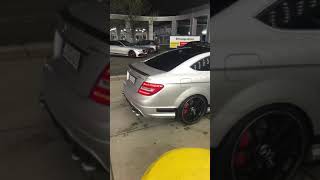 C63 AMG EDITION 507 SOUND BRUTAL EXHAUST OQ [upl. by Arrak]