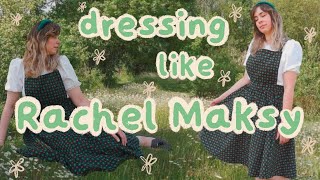 Making a Dress inspired by Rachel Maksy [upl. by Eetak]