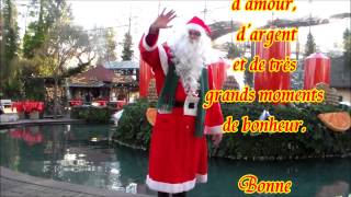 Citation message de Bonne Heureuse Année 2024 du Père Noël à offrir [upl. by Gnous]