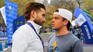 I RACED CODY KO AND IT GOT UGLY NYC MARATHON [upl. by Remde859]