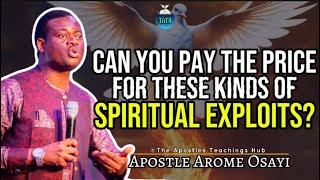 PRICES TO PAY FOR SPIRITUAL EXPLOITS  APOSTLE AROME OSAYI  RCN  TATH [upl. by Willner]