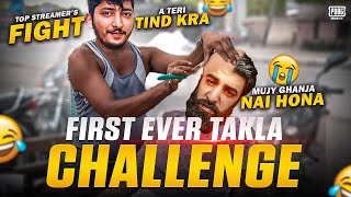 First Ever Takla Challenge In Pubg  Top Streamers Fight  Pubg Mobile  How Brand [upl. by Arbba177]