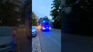 Abrücken Florian Messe 24 bf feuerwehr rtw blaulicht rettungsdienst polizei messe feuerwehr [upl. by Neyu]