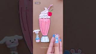 Do you like icecream  BLACKPINK ICECREAM  Tonni art and craft shorts youtubeshorts satisfying [upl. by Brandes]