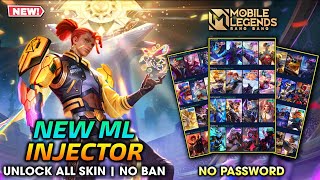 BEST INJECTOR NEW UPDATE 2024  UNLOCK ALL SKIN MOBILE LEGENDS  INJECTOR ML  LATEST PATCH [upl. by Ann]