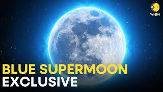 Blue Supermoon Live Blue Supermoon rises over New Delhi  Wion Live  WION [upl. by Sad]