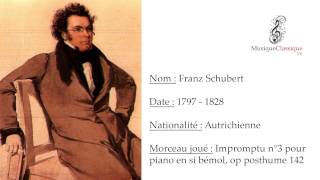 ♬ IMPROMPTU POUR PIANO N°3 EN SI BEMOL OP POSTHUME 142 ♬  FRANZ SCHUBERT  MUSIQUE CLASSIQUE TV ♬ [upl. by Niveg]