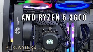 AMD Ryzen 5 3600 ASUS ROG STRIX B450F GAMING Cooler Master MASTERLIQUID LITE 120 GTX 1660 SUPER [upl. by Costa]