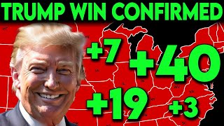 40 Of Votes Counted TRUMP Already WON in 2024 Election Map [upl. by Mixam]