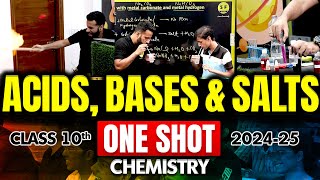 Acids Bases and Salts One Shot 202425 Science  Class 10 Chemistry NCERT CBSE  By Ashu Sir [upl. by Pavier768]