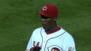 Chapman hits 106 MPH in relief appearance [upl. by Kolb813]