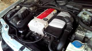 Mercedes w210 m111 kompressor cold start problem [upl. by Jordans]