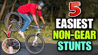 5 EASY NONGEAR MTB TRICKS  Infinity Riderzz [upl. by Olmsted]