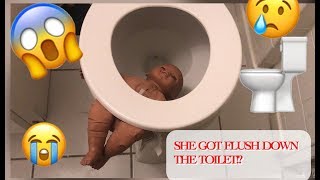 FLUSH YOUR SISTER DOWN THE TOILET PRANK EMOTIONAL [upl. by Animlehliw963]