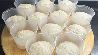 How to make and freeze the pizza dough [upl. by Ellenehs]