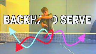 Maximum SPIN Beginner Backhand Serve Tutorial [upl. by Pasho]