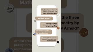 Touchstone Method pgtrbenglish touchstonemethod mathewarnold englishliterature pgtrb2025 yt [upl. by Jahncke140]