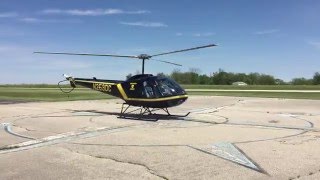 Enstrom 280FX first solo flight [upl. by Orthman781]