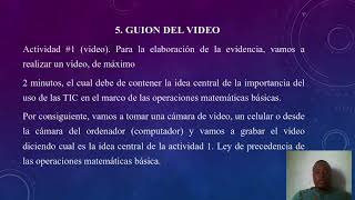 Guion del video [upl. by Aicatsan]