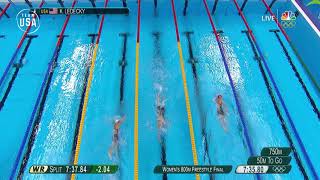 Team USA  Remembering Rio  Katie Ledecky 800m Freestyle [upl. by Garrot]