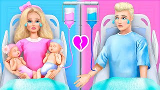 Barbie et Ken à l’Hôpital  30 Astuces et Bricolages pour Poupées [upl. by Gerti983]