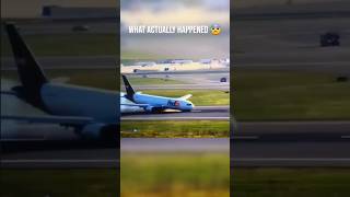 Landing without a nose gear 😔 aviation airplane aviationlovers aviationgeek fedex planecrash [upl. by Lednyc]