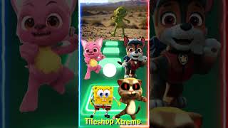 Baby Shark Pinkfong 🆚 Paw Patrol 🆚 SpongeBob SquarePants 🆚 Talking Tom  coffindance tileshop [upl. by Tillman]