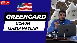 GREENCARD uchun keraklı maslahatlar Ulgurib qoling [upl. by Ralston]