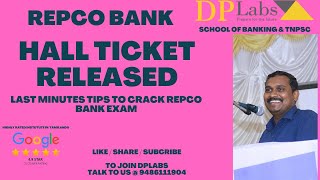 REPCO BANK HALL TICKET LAST MINUTE TIPS AND TRICKS [upl. by Prudie916]