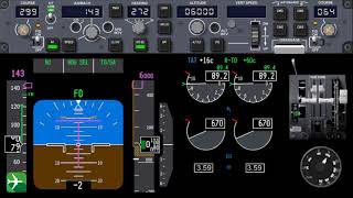 B737NG 1 Takeoff in Basic Modes [upl. by Bush]