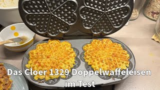 Das Cloer 1329 Doppelwaffeleisen im Test [upl. by Enej733]