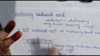 Types of self induced EMF12th amp diploma engineering students [upl. by Trill]